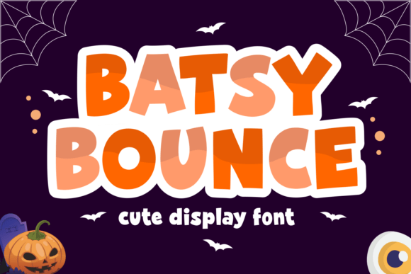 Batsy Bounce Font: A Playful Halloween Display Typeface