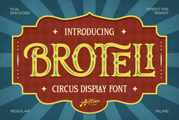 Broteli: The Bold Vintage Font for Showstopping Designs