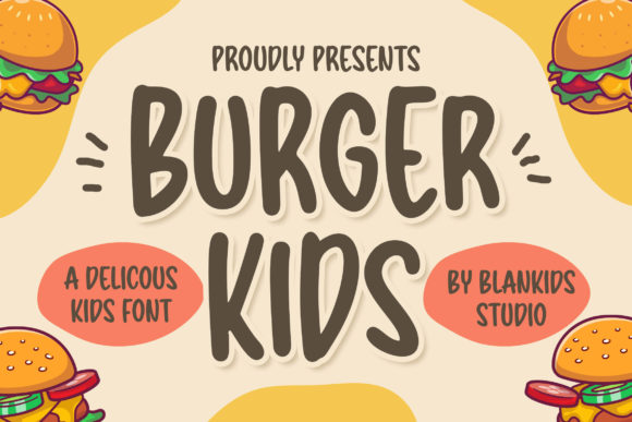 Burger Kids: A Playful Font for Creative Projects