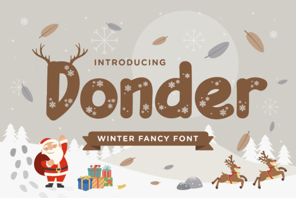 Discover Donder: A Modern Display Font for Bold Designs