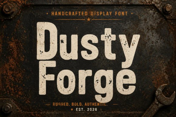 Dusty Forge: A Classic Western Display Typeface