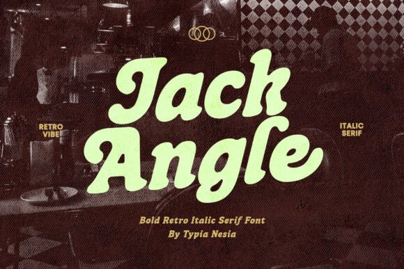 Jack Angle: Bold Retro Italic Serif for Timeless Design