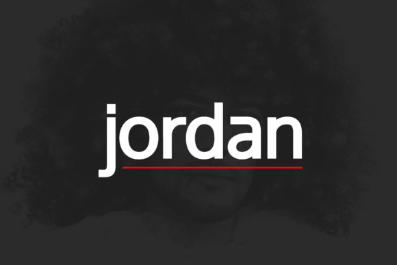 Jordan: A Clean Display Font for Sharp Designs