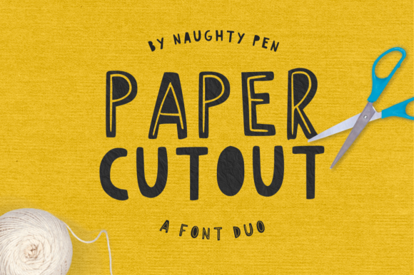Paper Cutout: A Playful Font for Modern Design