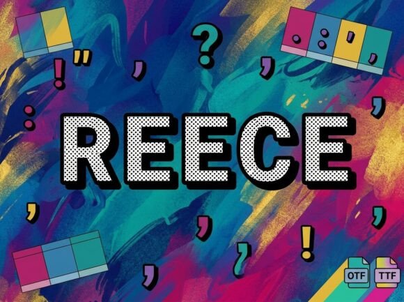 Reece: Bold Display Font for Vibrant Designs