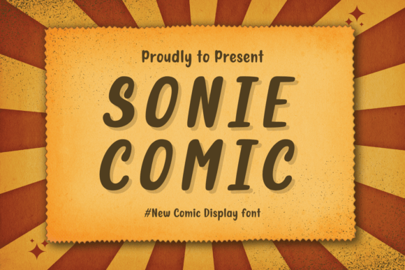 Sonie Comic: The Playful Font That Energizes Designs