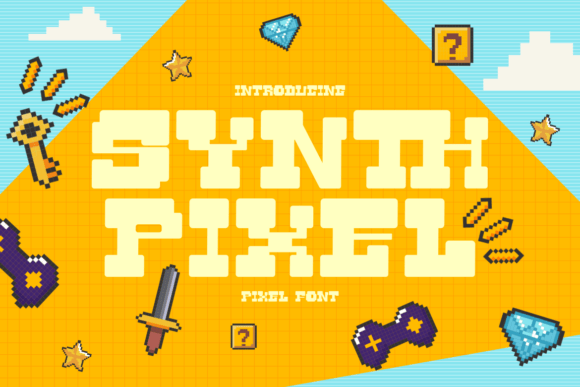 Synth Pixel: The Retro Display Font with a Modern Edge