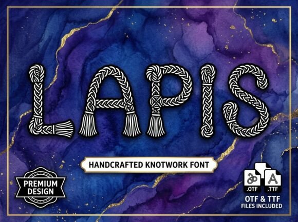 Unleash Nautical Charm with the Lapis Display Font