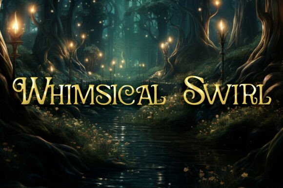 Whimsical Swirl: A Font for Magical Design